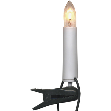STAR TRADING Candele per alberi 11cm 12.400-55 bianco 16 pezzi