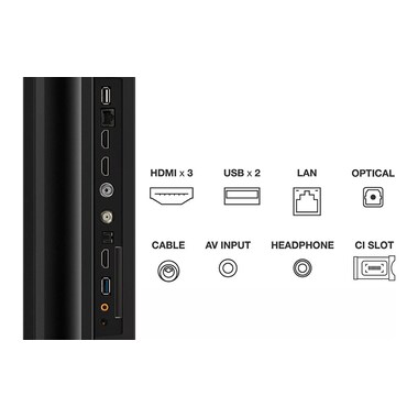 TCL TV 85P745 85", 3840 x 2160 (Ultra HD 4K), LED-LCD