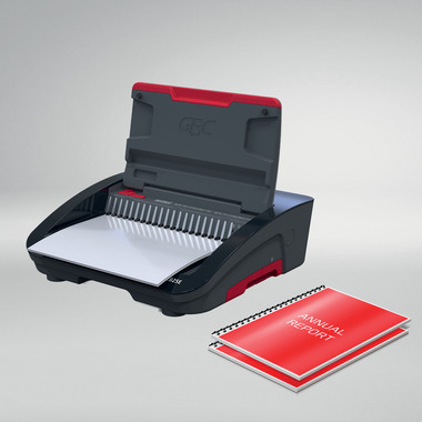 GBC Plastikbindegerät CombBind A4 4410064CH CB25E, 390 Seiten