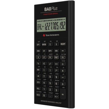 TEXAS INSTRUMENTS Finanzrechner BA II Plus Professi professional d/f/e