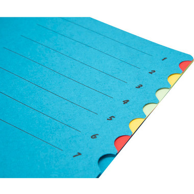 BIELLA Ordnungsmappe A4 32840705U blu 7 scomp.