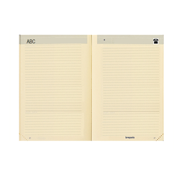 BREPOLS Adressregister chamois 0.835.9900 8.5x12cm 8.5x12cm