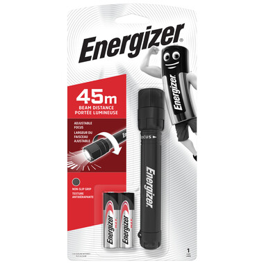Energizer Flashlight X-Focus LED Operates on 2 AA Batteries (included)