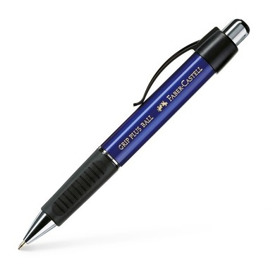 FABER-CASTELL Penna sfera Grip 1407 0.7mm 140732 metallic-blu