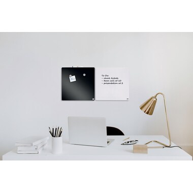 NOBO Quartet magnethaftend 1903774 360x360mm schwarz