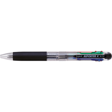 TOMBOW Kugelschreiber 4-Farben BC-FRC20 Reporter, transp.