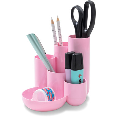 HAN Stifteköcher CAMPUS 3.70 pastellrosa 5 Fächer