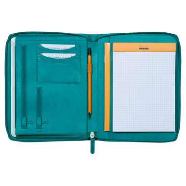 RHODIA Konferenzmappe A5 168103C pfaugrün