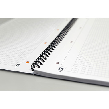 OXFORD Spiralbuch A4+ 100103664 kariert 5mm, 80g 80 Blatt