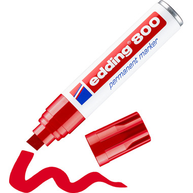 EDDING Permanent Marker 800 4-12mm 800-2 rot