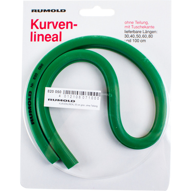 RUMOLD Flexibler Kurvenlineal 50cm 820050 ohne Teilung