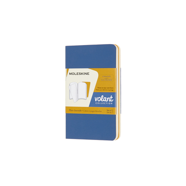 MOLESKINE Notizheft 2x 10.5x6.5cm 620558 blanko,feilchen/bernst.,56 S.