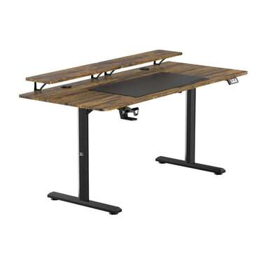 Ultradesk Gaming Tisch Higlander XXL Braun