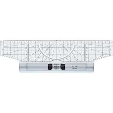 M+R Rolllineal Acryl 30cm 715300000 Winkelmesser Lupe