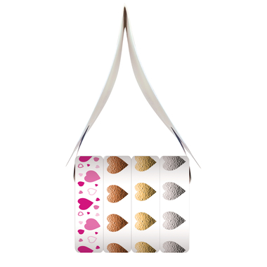 URSUS Masking Tapes Herzen 58850002 3x6,5mmx3, 1x5mmx10m 4Rollen