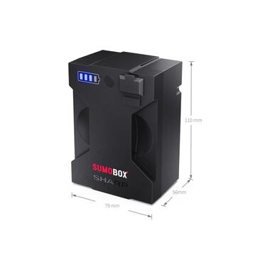 Sharp Akkupack und Ladegerät SumoBox Schwarz