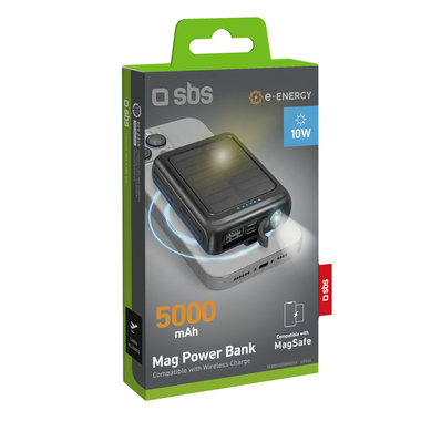 Batterie externe solaire sans fil | SBS