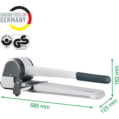 LEITZ Bucatrice Super 25mm 51820084 grigio chiaro 250 fogli