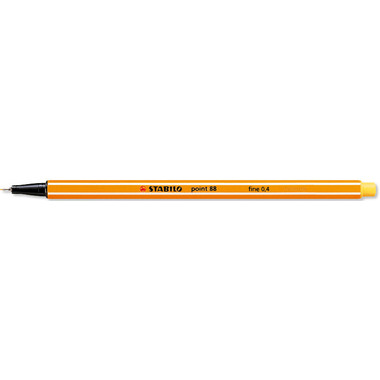 STABILO Fineliner Point 88 0.4mm 88/44 gelb