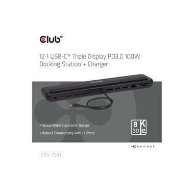 Club 3D Station d'accueil CSV-2541