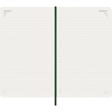 MOLESKINE Agenda Classic Large 2026 DSK1512DC3Y26 1T/1S myrtengrün SC 13x21cm