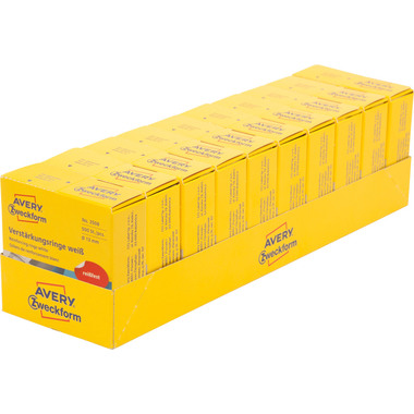 AVERY ZWECKFORM Anelli di rinforzo bianco 3508 500 pz.