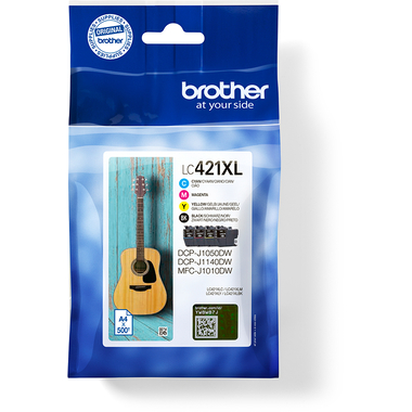 BROTHER Valuepack Tinte CMYBK LC-421XLVAL DCP-J1050 500 Seiten