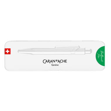 CARAN D'ACHE Kugelschreiber 849 Colormat-X 849.734 grün, Slimpack