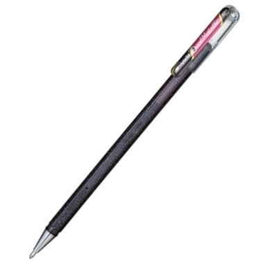 PENTEL Roller Hybrid Dual Metallic K110-DAX nero/metallic rosso 1.0mm