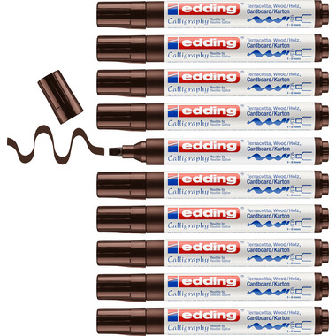 EDDING Permanent Marker 1455 1-5mm 1455-18 dunkelbraun