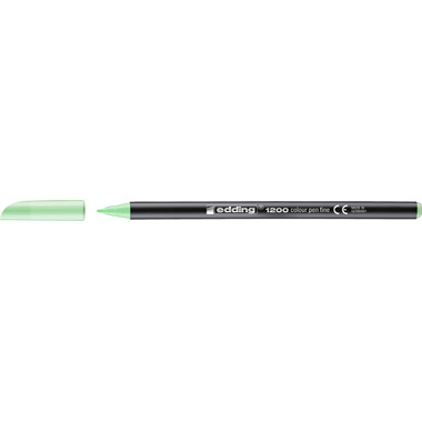 EDDING Faserschreiber 1200 0,5-1mm 1200-089 Pastell, Apfelsorbet