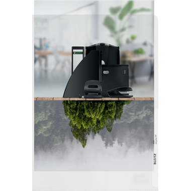 LEITZ Dossier Recycle A4 4001-30-03 trasparente, 140my 25 pezzi