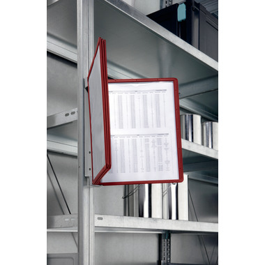 DURABLE Vario Magnet Wall, 5 Sherpa A4 591403 Set, rot