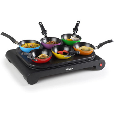 TRISTAR Wok-Set, 6 Personen BP-2827 1000 W