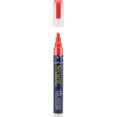 SECURIT Kreidestift 2-6mm SMA610-RD rot, wasserfest