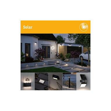 Paulmann Projecteur solaire Flotas avec détecteur de mouvement IP65 3000K 700 lm