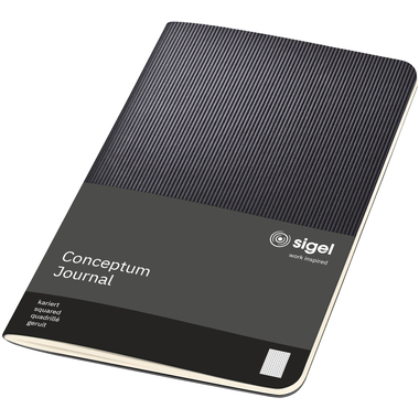 CONCEPTUM Notizheft Softc. A6 CO864 Softw-Oberfläche,black,kar,