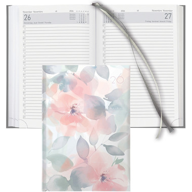 BIELLA Agenda Execut 2026 806513720026U 1G/1P Floral ML 14.5x20.5cm