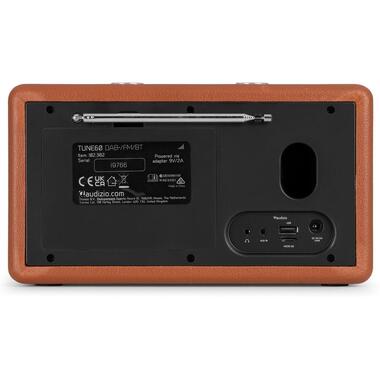 Audizio DAB+ Radio Tune60 Braun