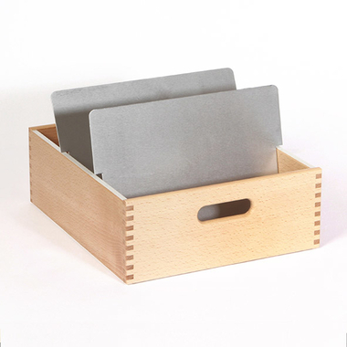 FLÜCK Karteikasten 89x240mm GR.IV/30 Buche 25.8x10x30cm
