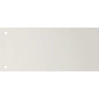 BIELLA Trennstreifen Karton 2 Loch 19919001U weiss, 24x10.5cm 100 Stk.