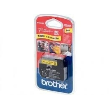 PTOUCH Nastro, non lam. nero/giallo M-K621BZ per PT-65/75/85/110 8mx9mm