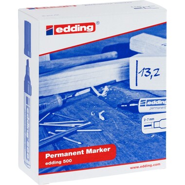 EDDING Permanent Marker 500 2-7mm 500-999 10 pz., astuccio