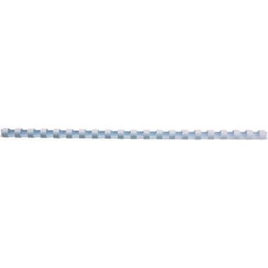GBC Baguettes de reliure 8mm A4 4028194 blanc, 21 anneaux 100 pcs.