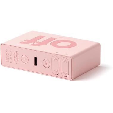 Lexon Digitalwecker Flip Mini Light Pink