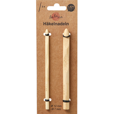 I AM CREATIVE Häkelnadel Set 6201.1 12 & 7 mm 2 Stück