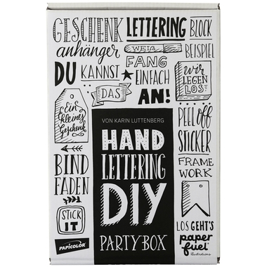I AM CREATIVE Handlettering-Partybox 890050 23-teilig