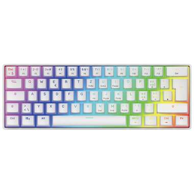 DELTACO Clavier de gaming GAM-175-C Hot-Swap Blanc