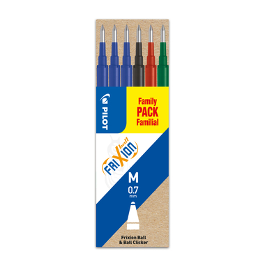 PILOT FriXion Refill -Minen 0,7mm BLSFR7S62 6 Stück