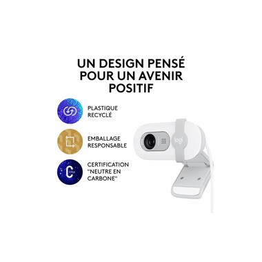 Logitech Brio 100 Bianco